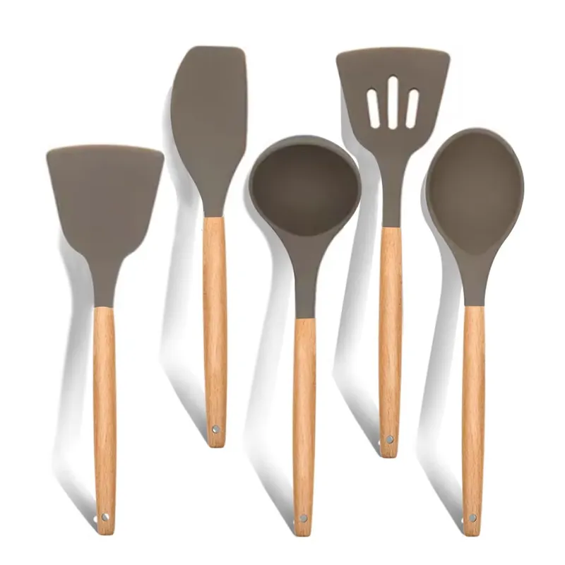 Kitchen Gadgets New Products - New product 5 pcs silicone tableware