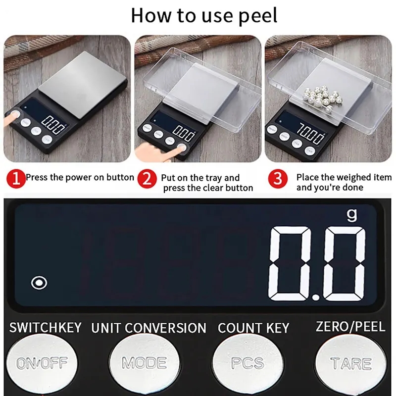 0.01g/0.1 Precision Mini Scale - đánh giá và giá Kitchen Gadgets Gold