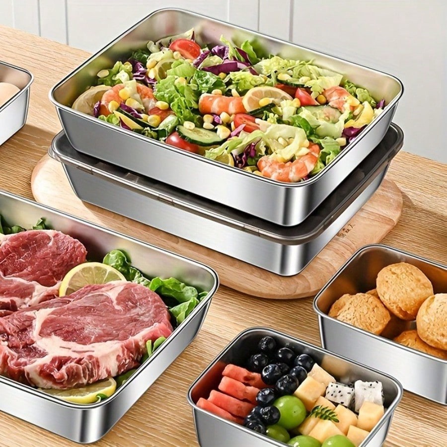 5‑Pack Premium Leak‑Proof Stai - đánh giá và giá Kitchen Gadgets Organizer