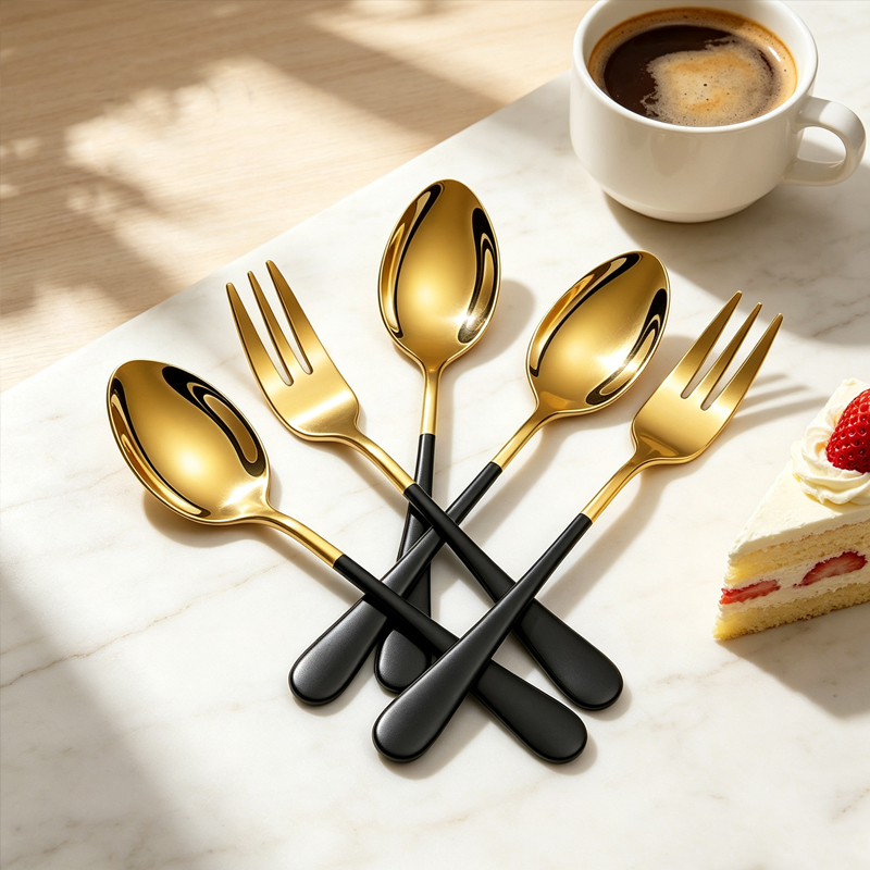 8/12/16pcs Gold Black 1010 Des - đánh giá và giá Kitchen Gadgets Gold