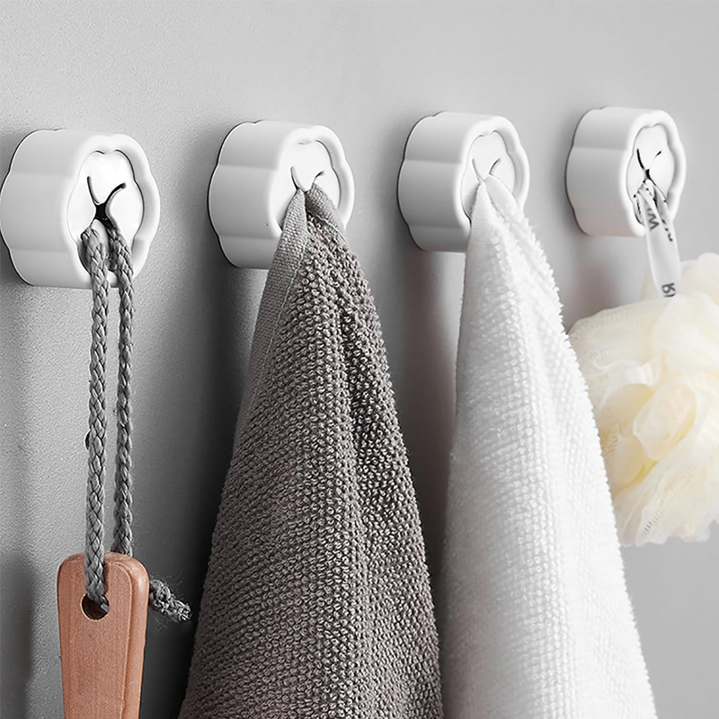 6PCS Self Adhesive Towel Holde - đánh giá và giá Kitchen Gadgets Organizer